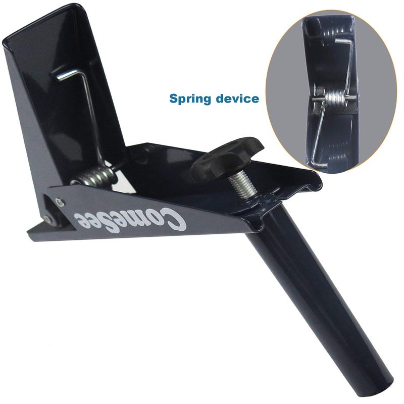 Comesee Professional Ping Pong Net Clip on Easy, Table Tennis Net and Post Set with Spring Activated Clamp, Thick Base Grip, Precision Tension Height Adjustment (Navy) - Image 4